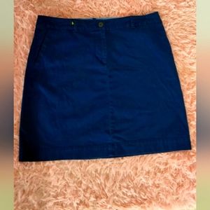 Talbot coton navy blue skirt women skirt size 14